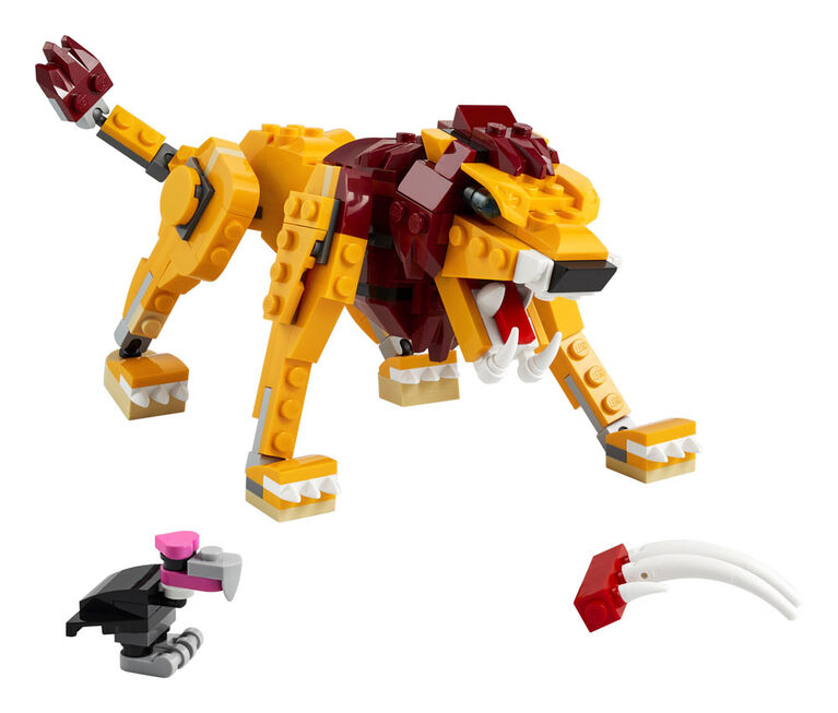LEGO Creator Le lion sauvage 31112 (224 pièces)