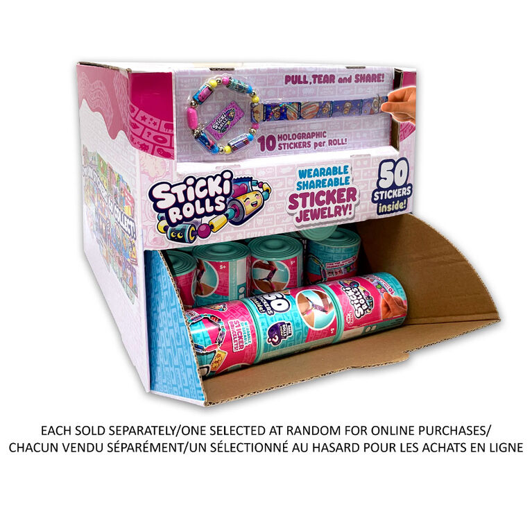 Sticki Rolls - Bijoux autocollants à porter et à partager - Capsules