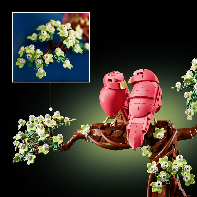 LEGO Ideas Les Oiseaux Amoureux, Ensemble de Construction, D&eacute;coration d'Oiseau, Cadeau de la Saint-Valentin, Ensemble de Loisirs Cr&eacute;atifs pour Adultes 21365