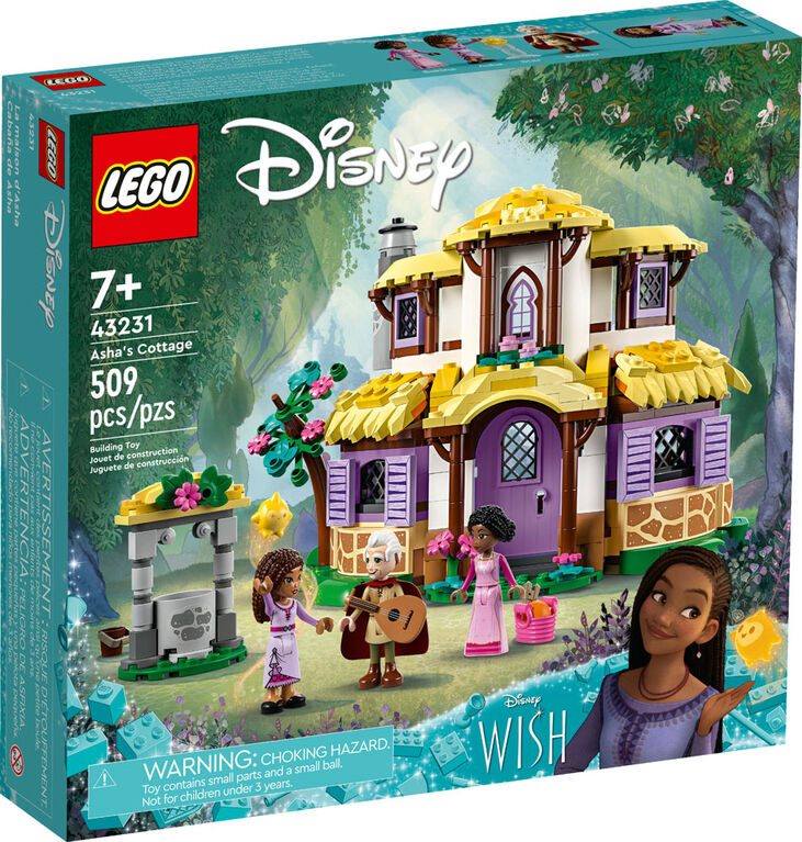 LEGO  Disney Asha's Cottage 43231 Building Toy Set (509 Pieces)