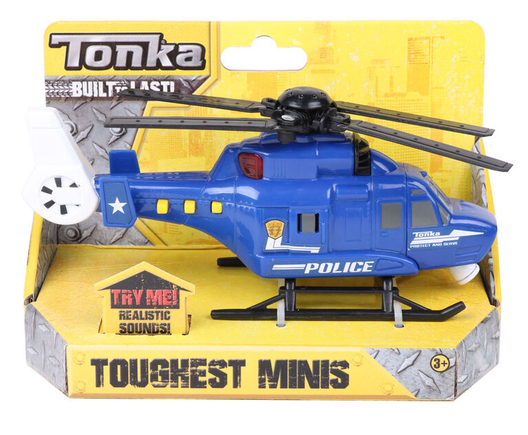 - H&eacute;licopt&egrave;re de police pour sauvetage Toughest Minis de Tonka