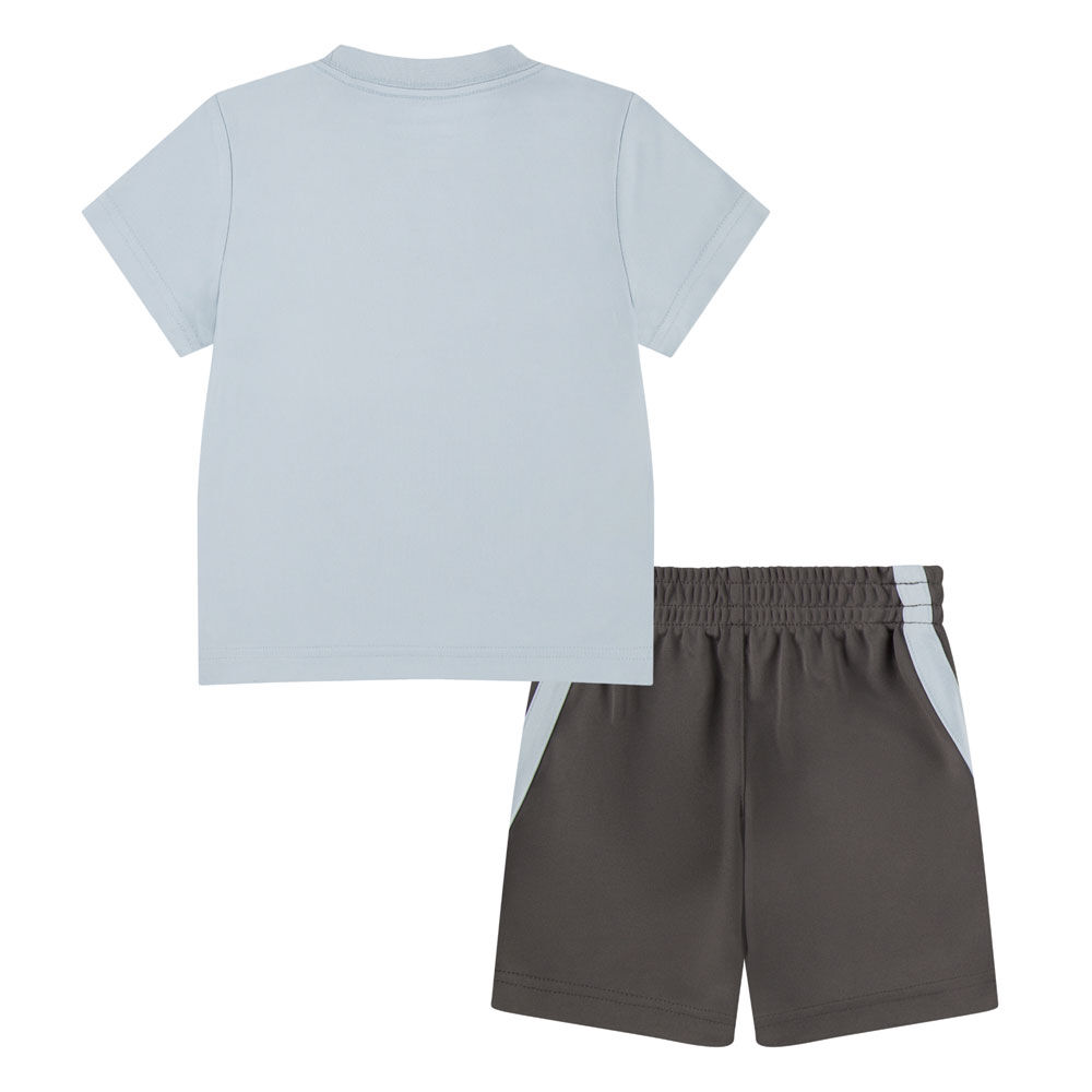 Grey nike tube top and shorts set sales