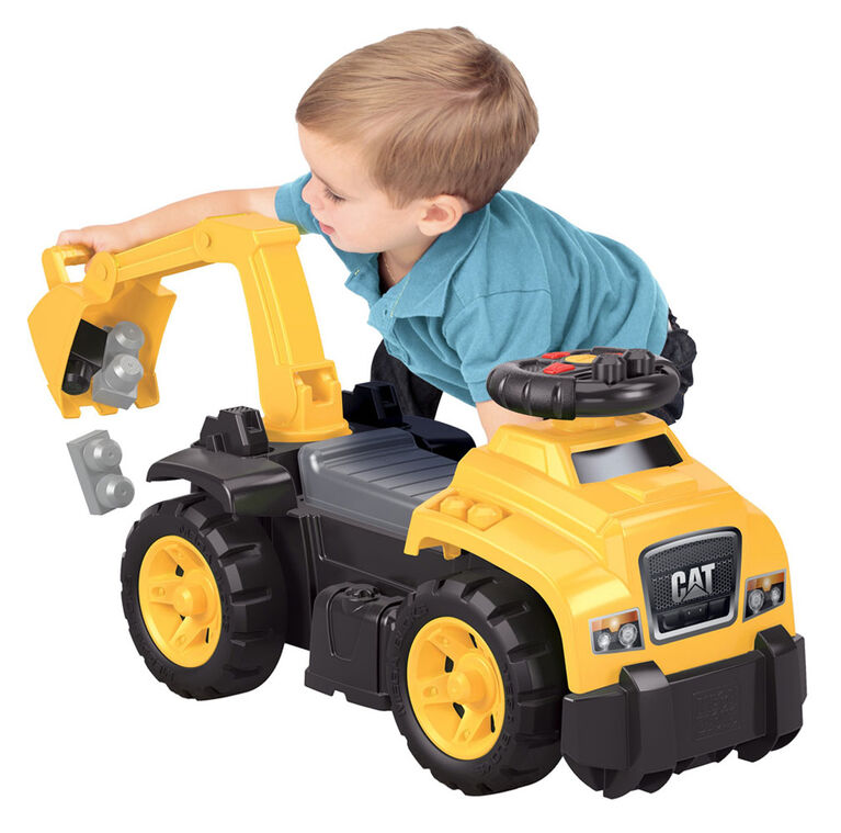 Mega Blocks CAT 3-in-1 Excavator Ride-On