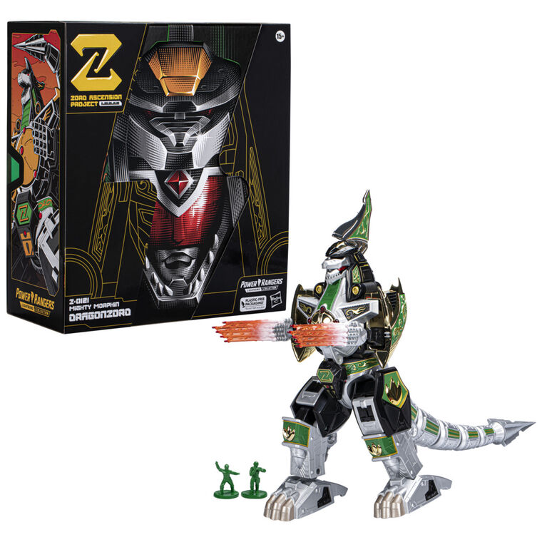 Hasbro Power Rangers Lightning Collection Zord Ascension Project Mighty Morphin Dragonzord 1:144 Scale Collectible Premium Figure