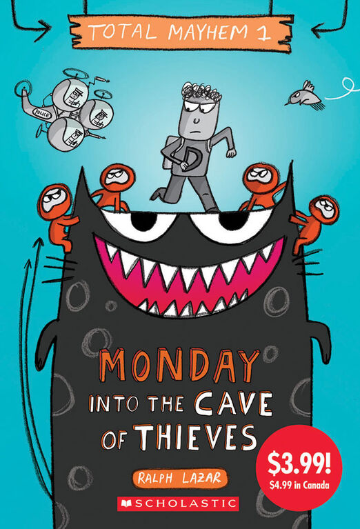 Total Mayhem #1: Monday - Into The Cave Of Thieves (Summer Reading) - English Edition
