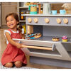 Little Tikes Real Wood Café and Bakery Exclusive Roleplay Kitchen Cook and Serve With Realistic Lights and Sounds and Dual-Sided Play