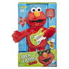 Sesame Street Rock and Rhyme Elmo Talking, Singing 14-Inch Plush Toy - English Edition