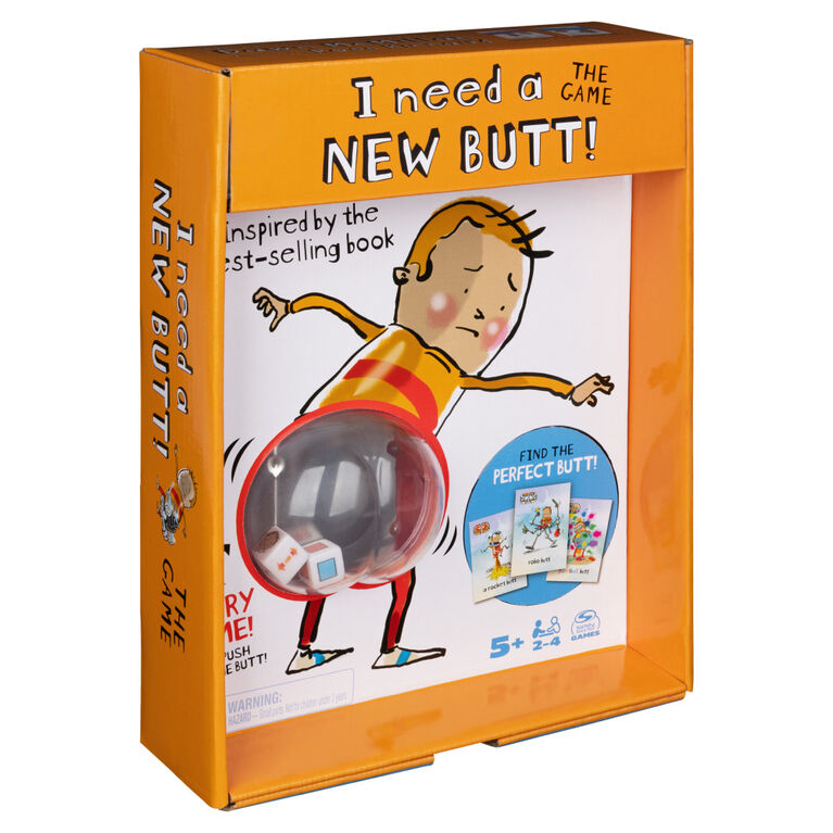 I Need a New Butt! The Game, Based on the Best-Selling Book with Butt Popper and Butt Cheek Tiles