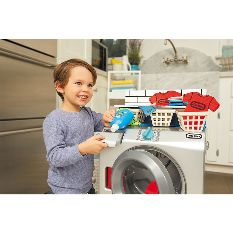 Little Tikes First Washer-Dryer Realistic Pretend Play Appliance for Kids - English Edition