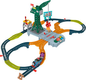 Thomas & Friends Sounds of Sodor Cranky Delivery Motorized Train Set with Music for Kids