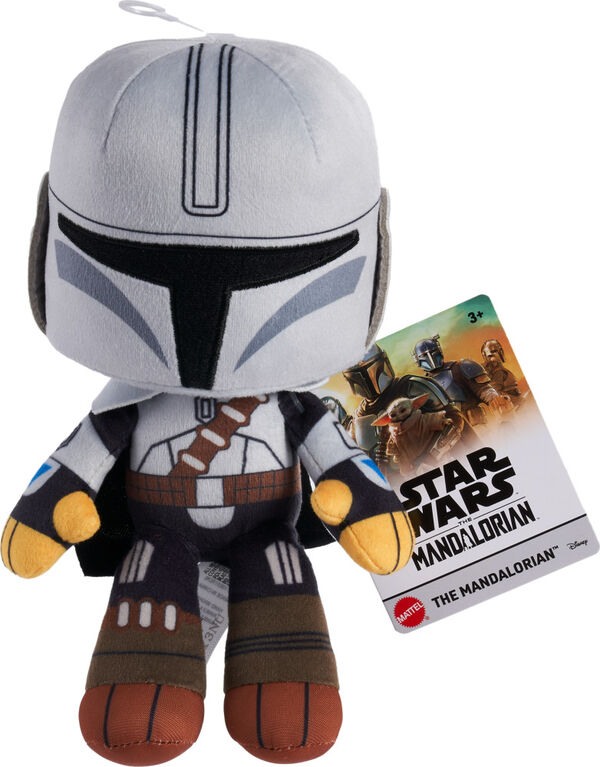 Star Wars Plush The Mandalorian Character Figure, 8-inch Soft Doll, Collectible Toy Gifts