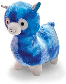 Peluche alpaga adorable de 43 cm de Snuggle Buddies - Bleu - Notre exclusivité - Édition anglaise