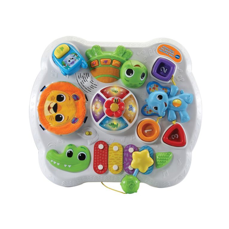 VTech - Table d’Activités Sensorielle des P’tits Loulous, Table Multi-Jeux  d'Éveil Bébé, Jouet d'Activité et de Développement Musical et Évolutif