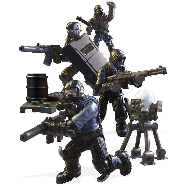 Mega Construx -  Call of Duty Urban Strike Squad Micro Action Figure Set