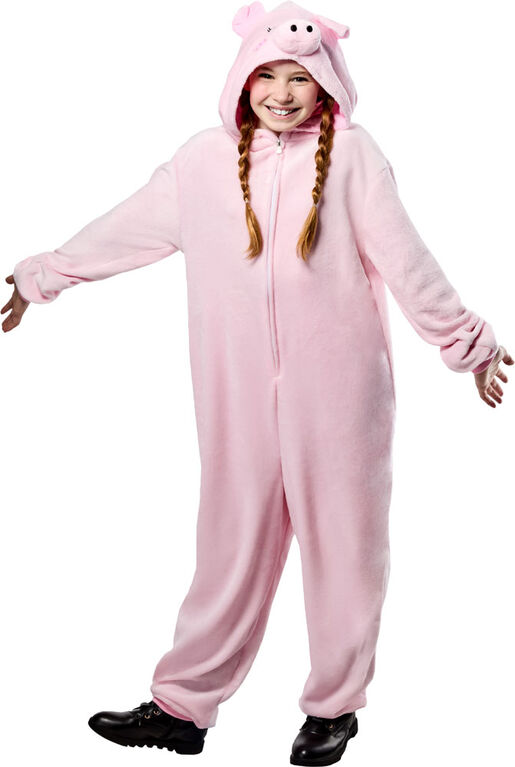 Rubies Piggy Comfywear Hooded Jumpsuit for Kids, Unisex S/M