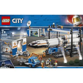 LEGO City Space Port Le transport de la fus&eacute;e 60229 (1054 pi&egrave;ces)
