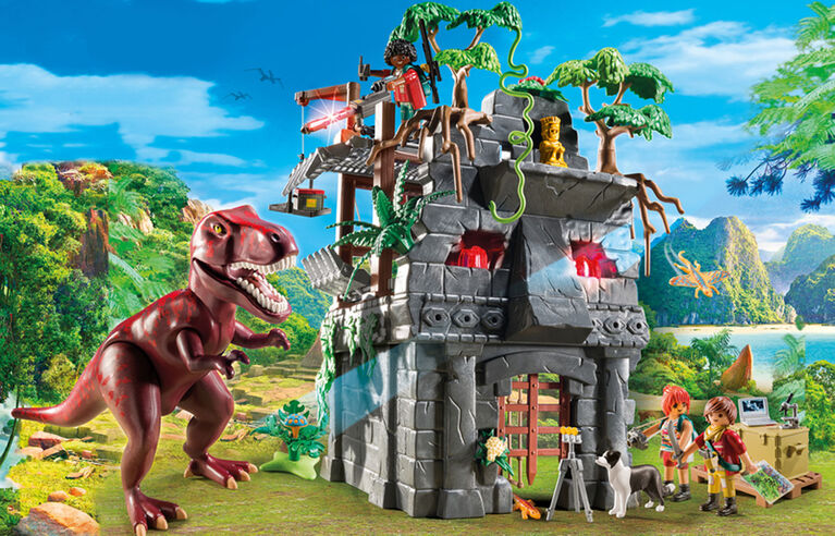 Playmobil - Campement avec tyrannosaure
