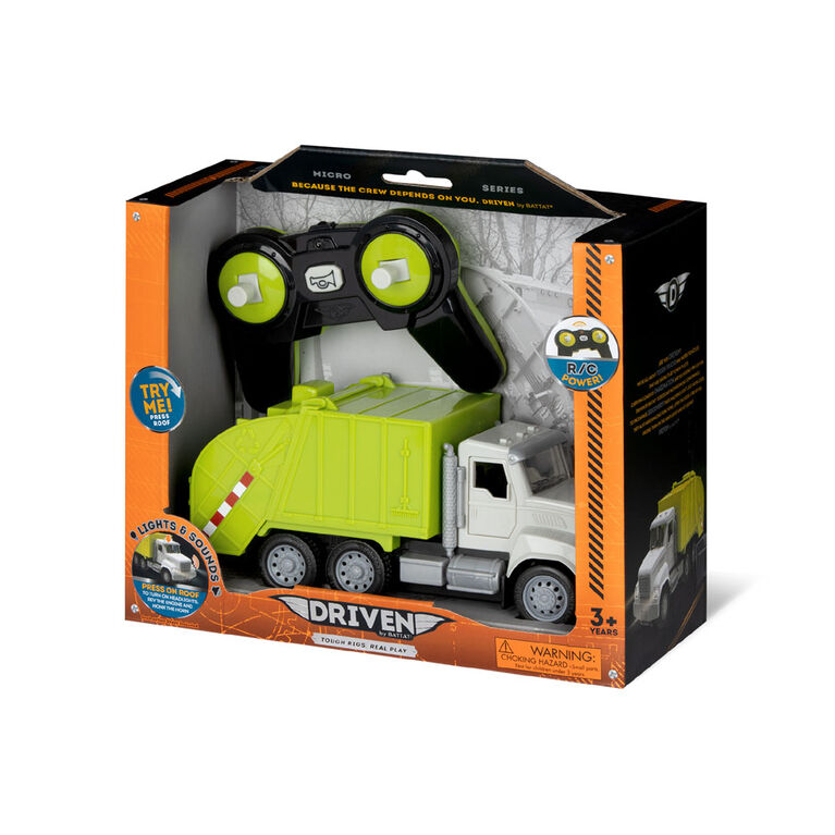 DRIVEN by Battat - R/C Camion de recyclage