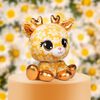 P.Lushes Designer Fashion Pets, Daisy Doemei, biche en peluche de luxe, jaune/or, 15,2 cm