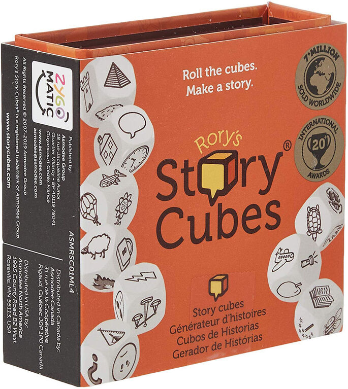 Cubes D'histoire d'Asmodee Rory - les motifs peuvent varier