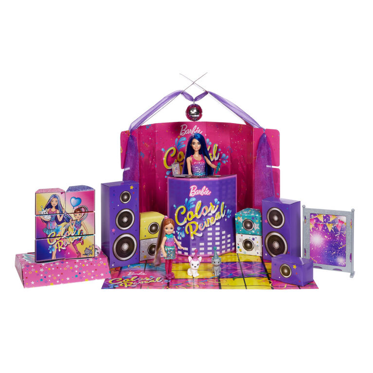 Barbie - Méga Coffret Color Reveal + de 50surprises - les motifs peuvent varier