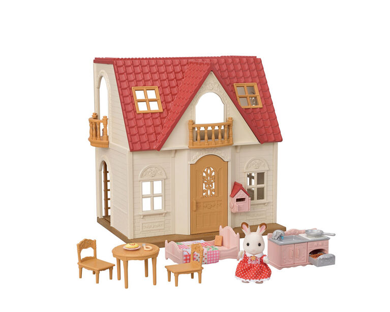 Calico Critters Premier Chalet Douillet Ai Toit Rouge