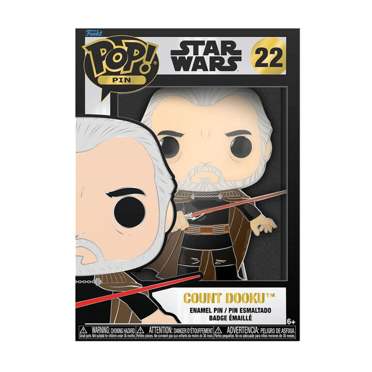 Badge émaillé Count Dooku par Funko Pop! SW