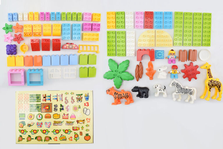 MIMA Bloks: Mon coffret de jeu amusant zoo