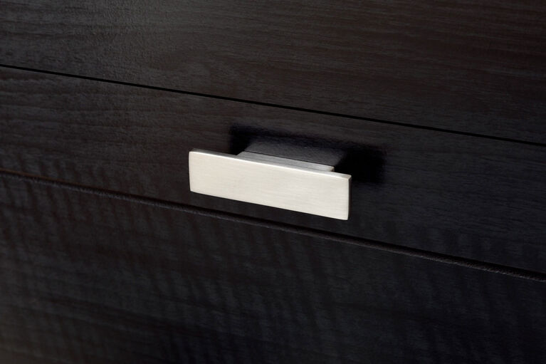 Reevo 4-Drawer Chest Dresser- Black Onyx