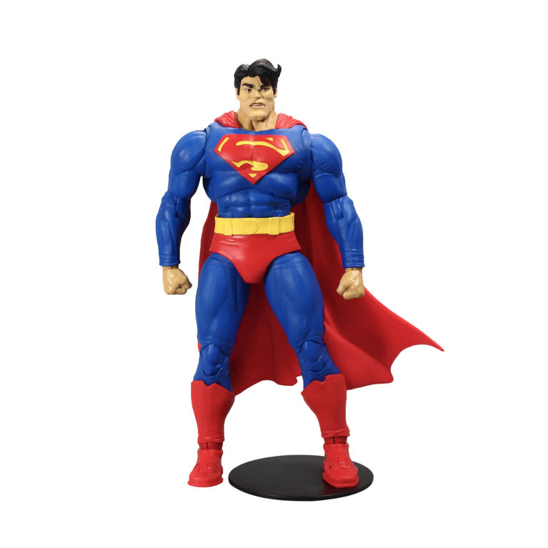DC Multiverse: DC Comics Dark Knight Returns - Superman Figurine avec "Build-A" Batman Pièce de cheval