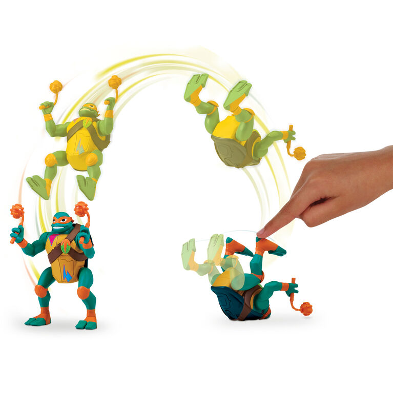 Rise of the Teenage Mutant Ninja Turtles - Michelangelo Pop-Up Ninja Attack Deluxe Action Figure