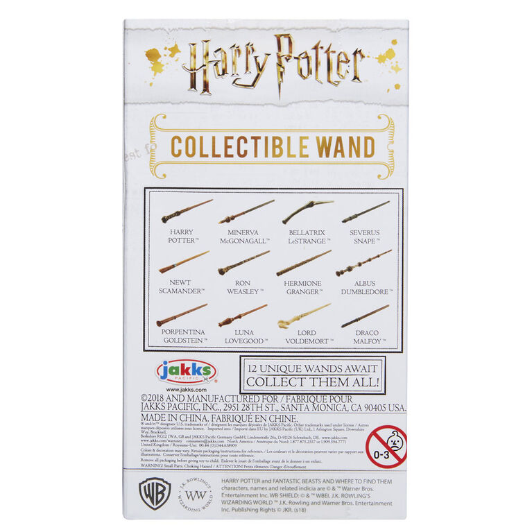 Harry Potter Assortiment de Baguettes magiques coulées sous pression- Vague 1.