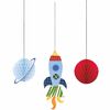 3 Décors À Suspendre Et Décorations En Nid D`Abeille - Outer Space