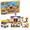 LEGO Animal Crossing K.K.'s Concert in the Plaza Building Set with a Café, Car Toy and Stage, 77052