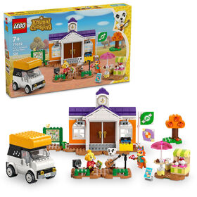 LEGO Animal Crossing K.K.'s Concert in the Plaza Building Set with a Café, Car Toy and Stage, 77052