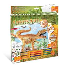 Dinosart - Grand carnet de croquis créatif