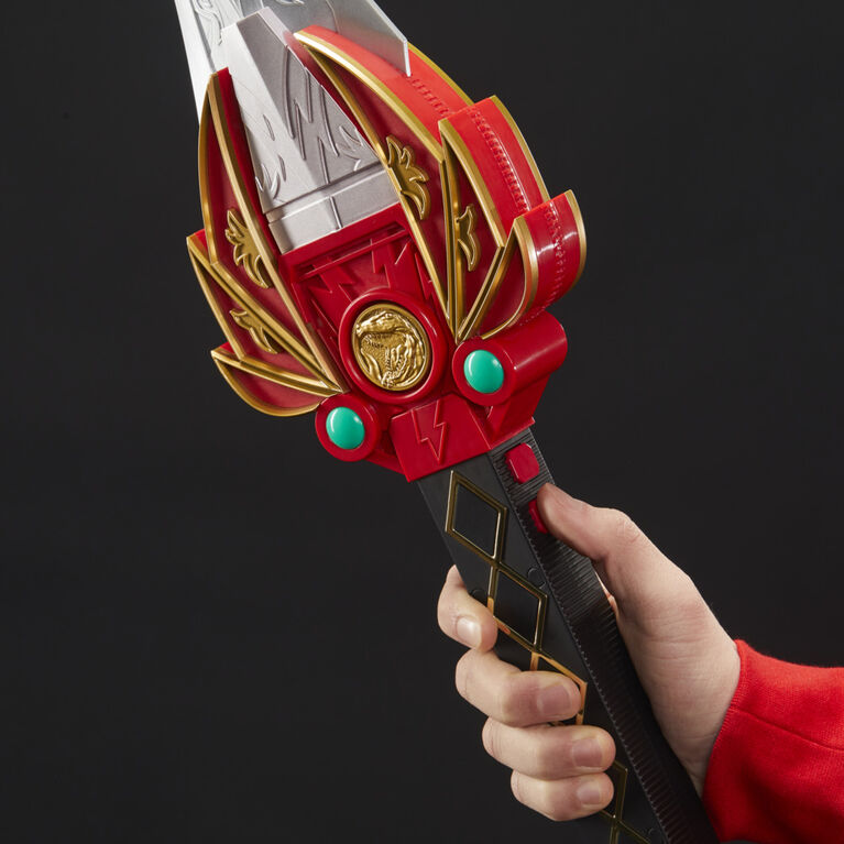 Power Rangers Lightning Collection Mighty Morphin Red Ranger Power Sword Premium Roleplay Cosplay Collectible Jason MMPR Rocky