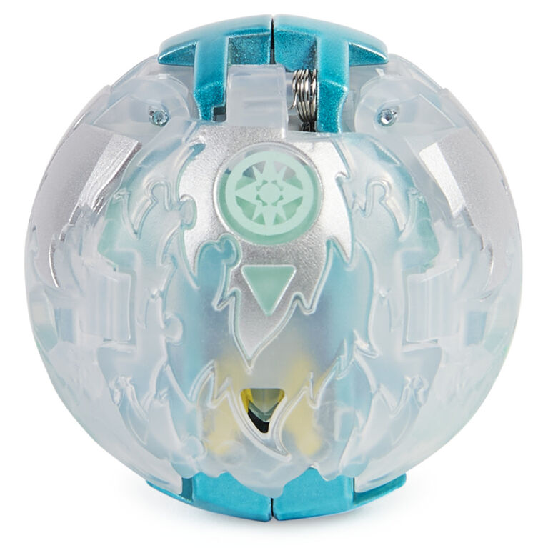 Bakugan Evolutions, Blitz Fox (White), Platinum Series True Metal Bakugan, 2 BakuCores and Character Card
