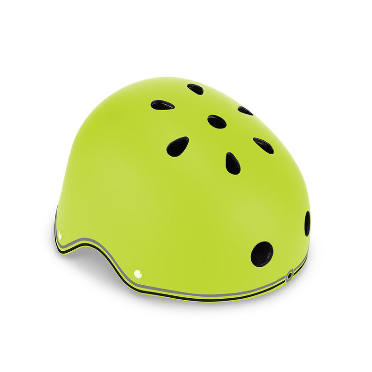 Globber Helmet with Light - Lime Green