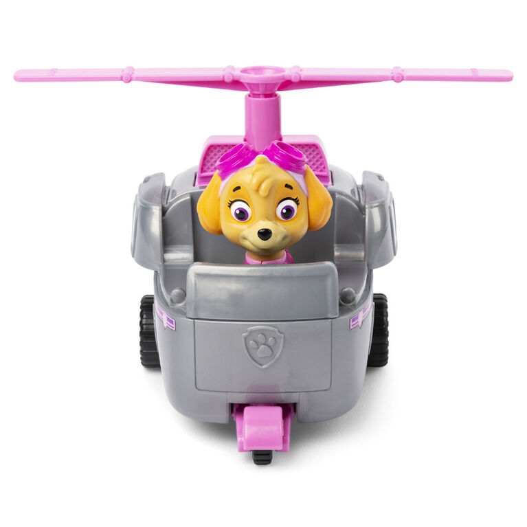 PAW Patrol, Skye's Helicopter, Toy Vehicle with Collectible Action Figure, Sustainably Minded Kids Toys