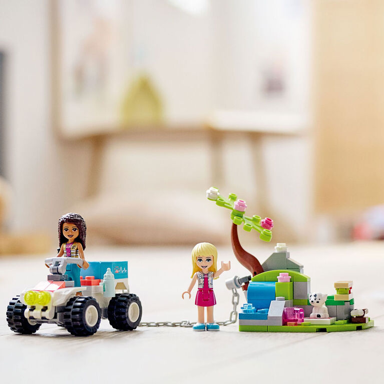 LEGO Friends Le buggy de sauvetage de la clinique vétérinaire 41442 (100 pièces)