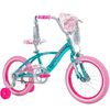 Huffy N Style, 16-inch Bike Teal Chrome and Pink