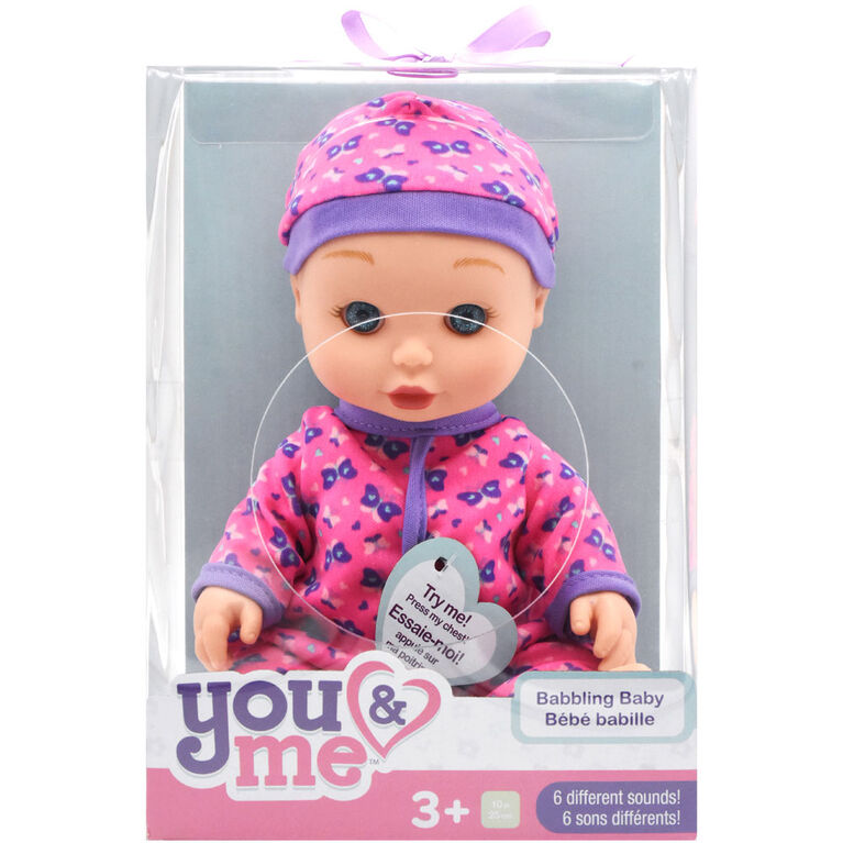 babillage bébé 10 pouces - You & Me. - Édition anglaise