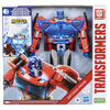 Transformers Toys Battle Call Officer Optimus Prime 10 Inch Converting Action Figure, Toys for Kids Ages 6 and Up