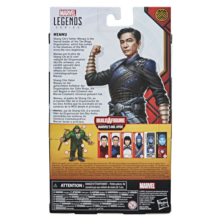 Marvel Legends Series Shang-Chi And The Legend Of The Ten Rings, figurine Wenwu