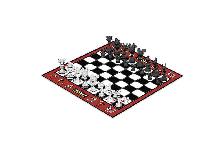 Disney Mickey: The True Original Collector's Chess Set - English Edition