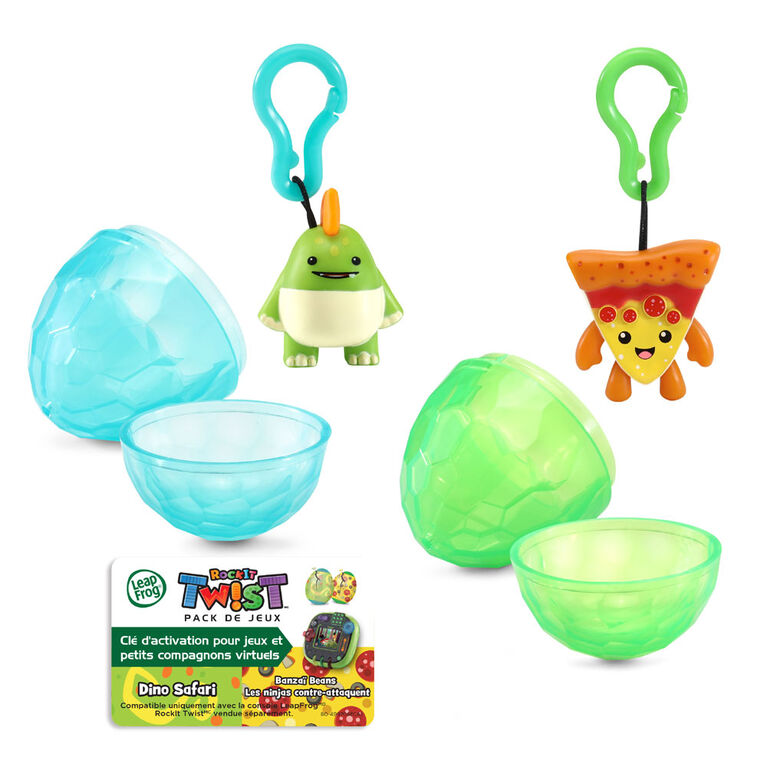LeapFrog RockIt Twist 2 Pack: Dinosaur Discoveries and Banzai Beans Showdown - French Edition