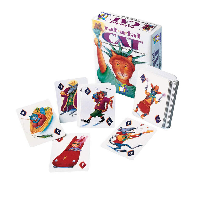 Gamewright - Rat-a-Tat Cat Game - English Edition