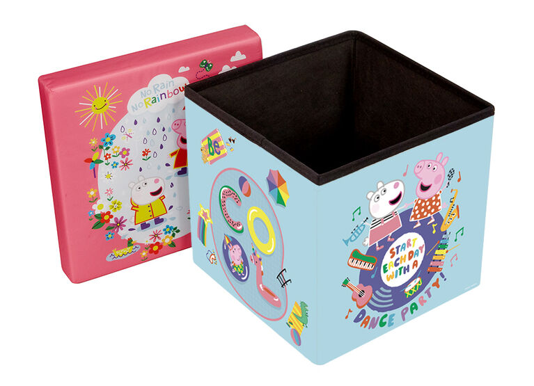 Cube de rangement de 15 pouces "Peppa Pig"