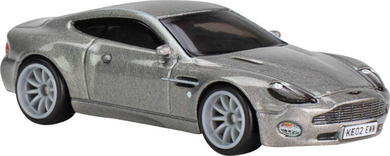 Hot Wheels Premium Toy Car Aston Martin Vanquish Replica from Pop Culture (Styles May Vary)